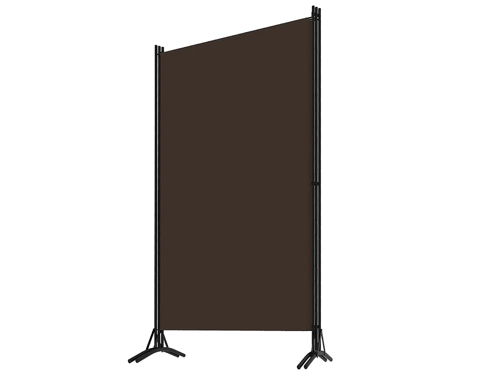 Paravent 3 panneaux Marron 260x180 cm