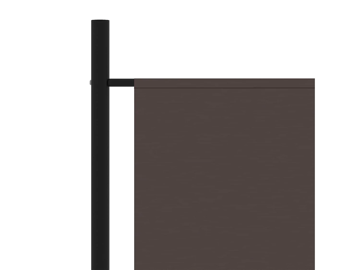 Paravent 3 panneaux Marron 260x180 cm