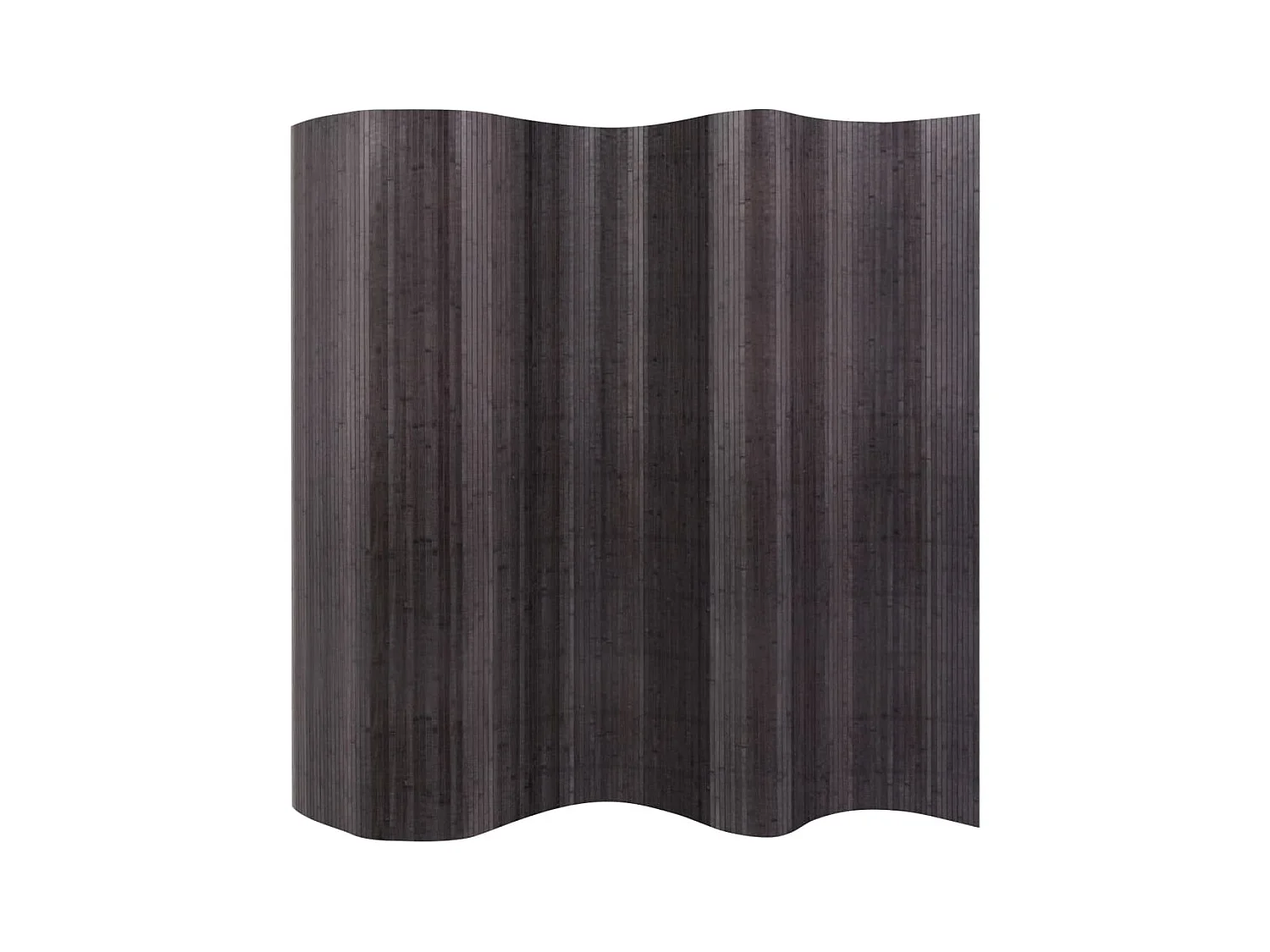 Kamerscherm 250x165 cm bamboe grijs