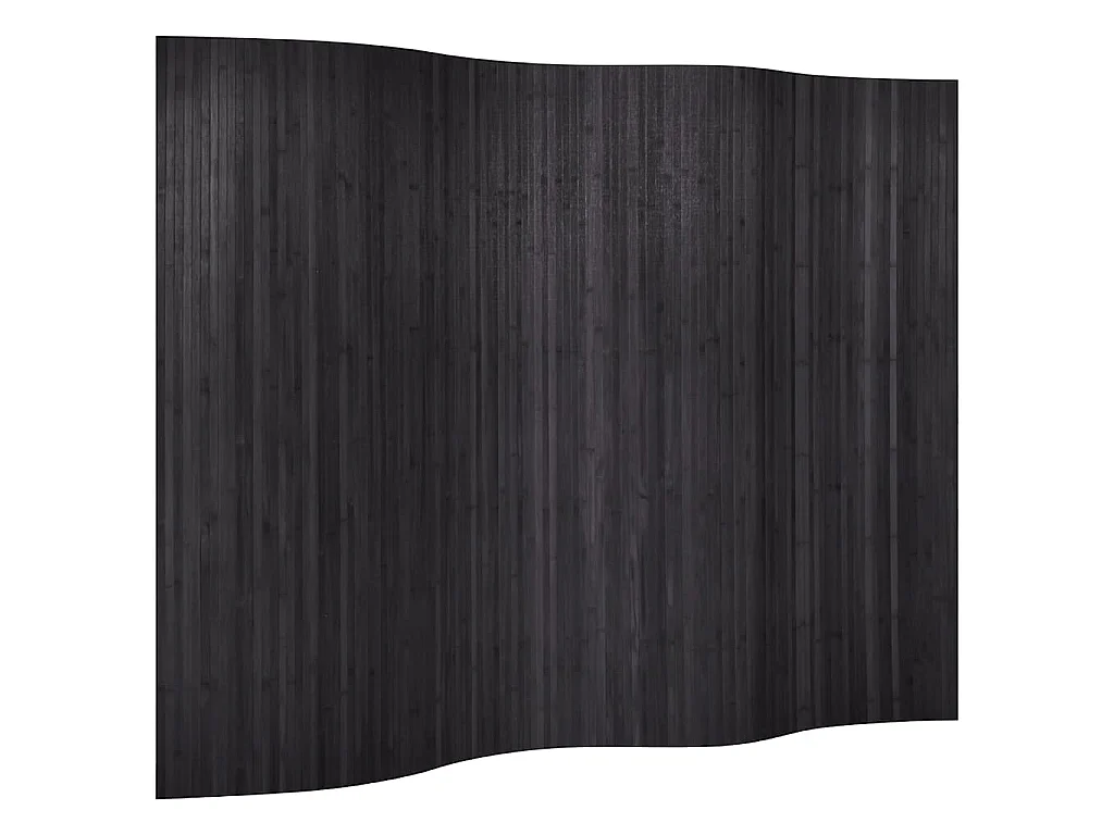 Cloison de séparation bambou gris largeur 250 cm hauteur 165 cm