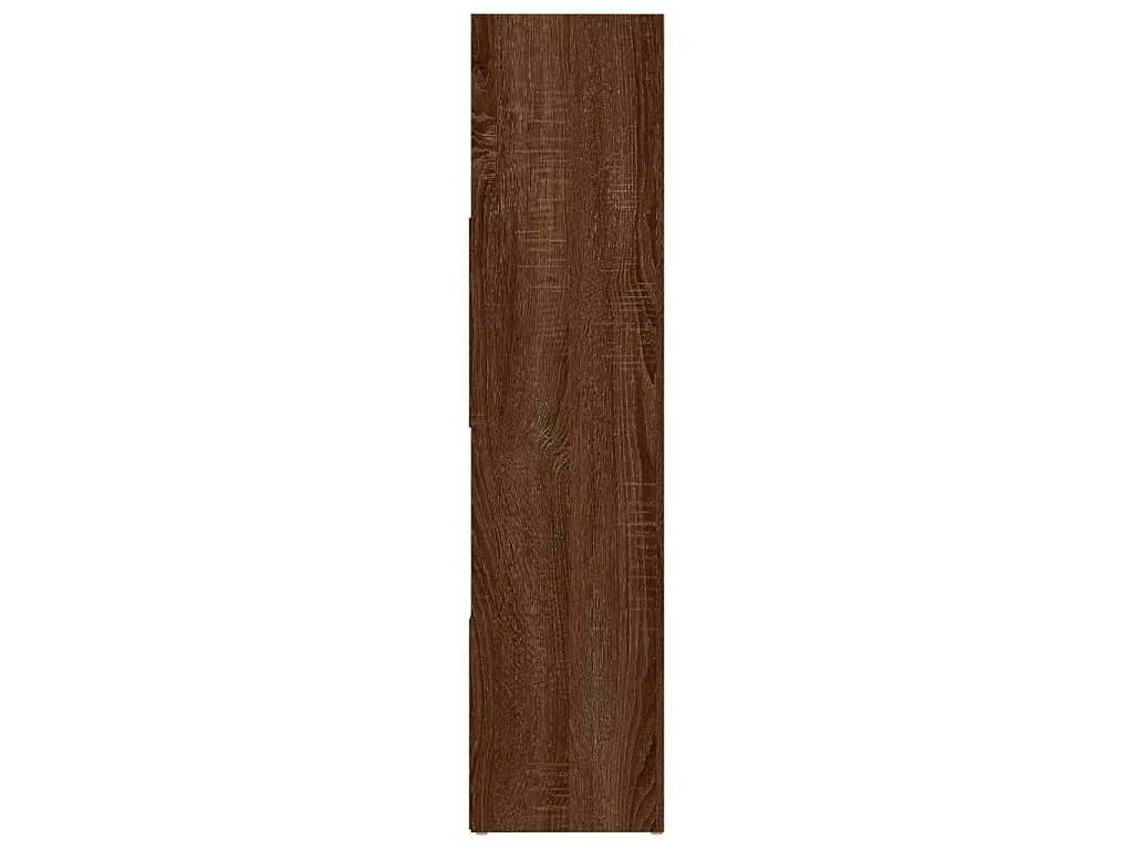 Bücherregal/Raumteiler Braun Eichen-Optik 105x24x102 cm