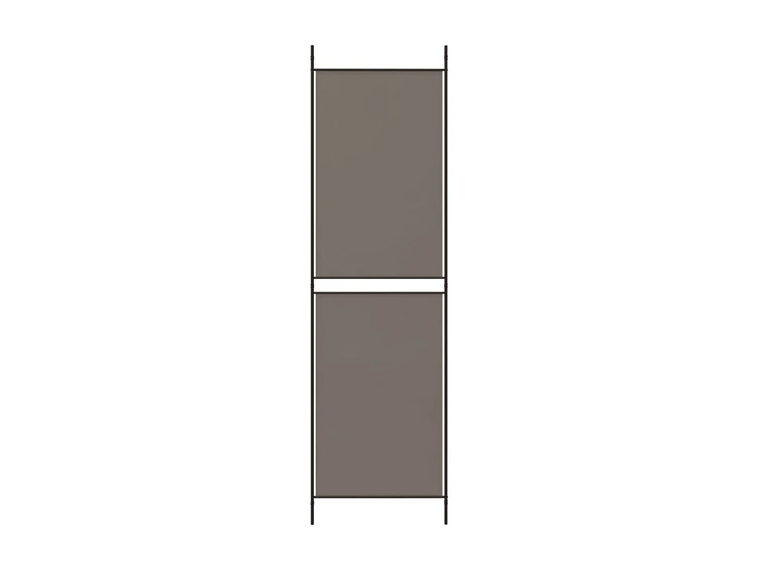 Divisorio a 6 Pannelli Antracite 300 x 180 cm Tessuto