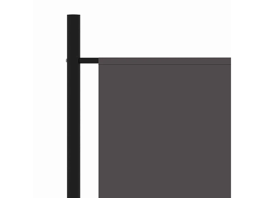 Paravento Antracite 175x180 cm in Tessuto