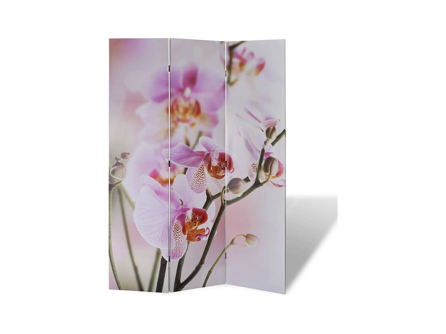 Cloison de séparation pliable 120 x 170 cm Fleur