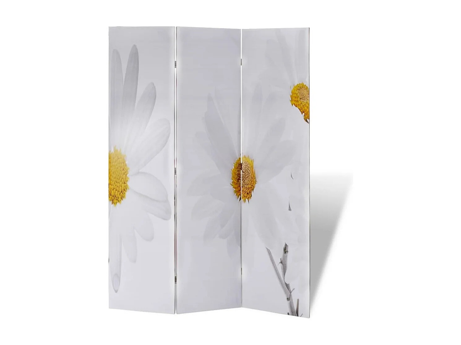 Cloison de séparation pliable 120 x 170 cm Fleur