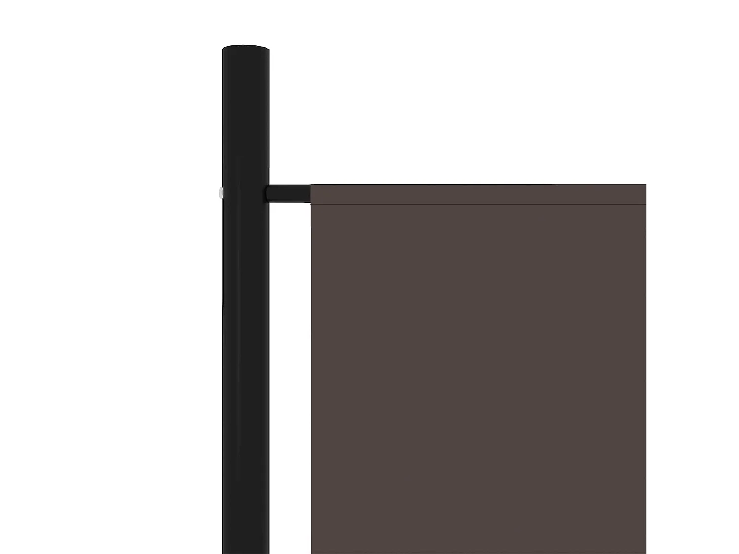 Paravent 4 panneaux Marron 200x180 cm