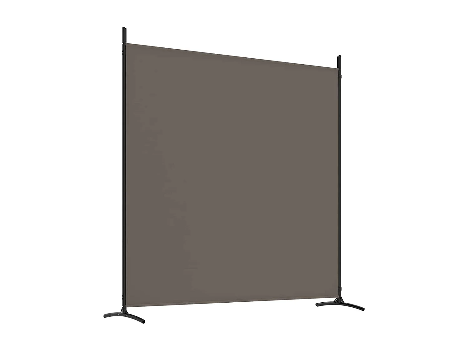 Cloison de séparation 4 panneaux Anthracite 698x180 cm Tissu