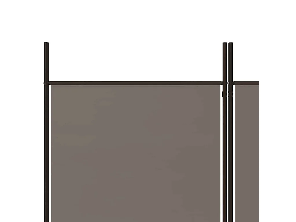 Paravent 6 panneaux Anthracite 300x200 cm Tissu