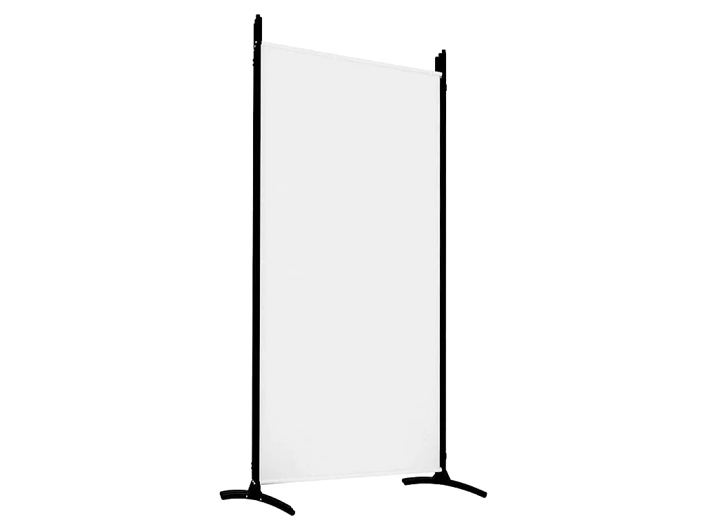 Kamerscherm met 5 panelen 433x180 cm stof wit