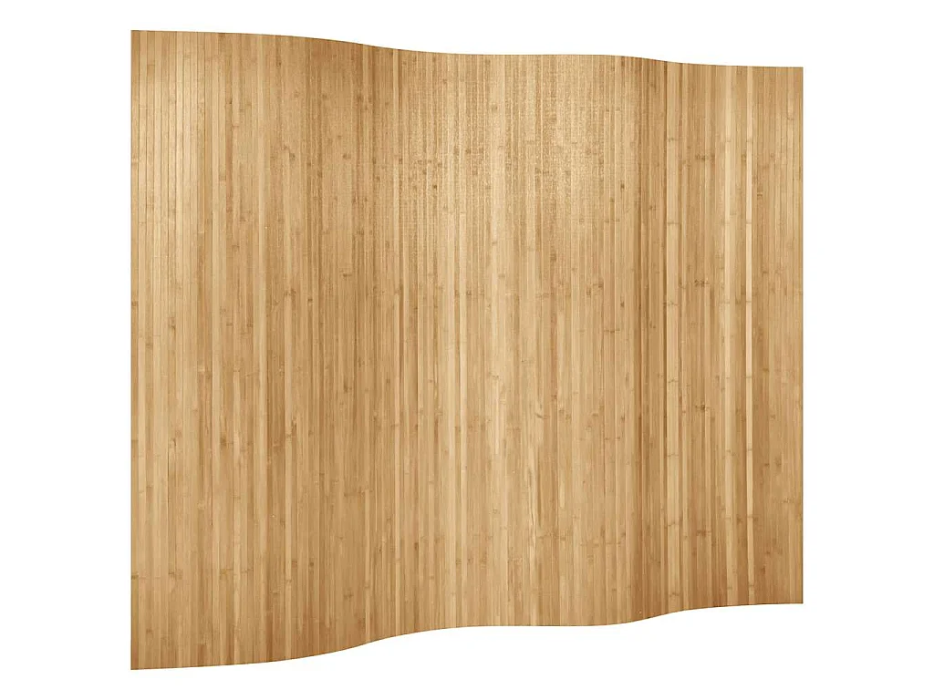 Raumteiler Bambus Breite 250 cm Höhe 165 cm Natur