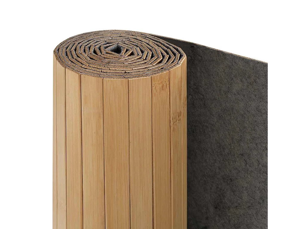 Raumteiler Bambus Breite 250 cm Höhe 165 cm Natur