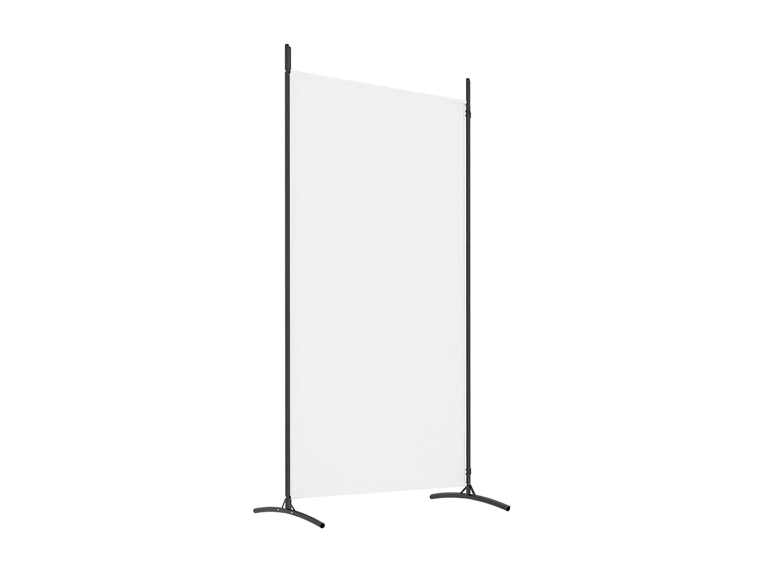 Divisória de quarto com 2 painéis 175x180 cm tecido branco