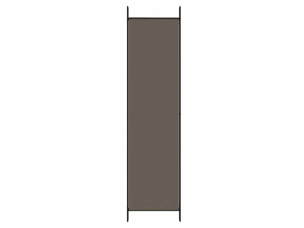 Kamerscherm met 5 panelen 250x220 cm stof antracietkleurig