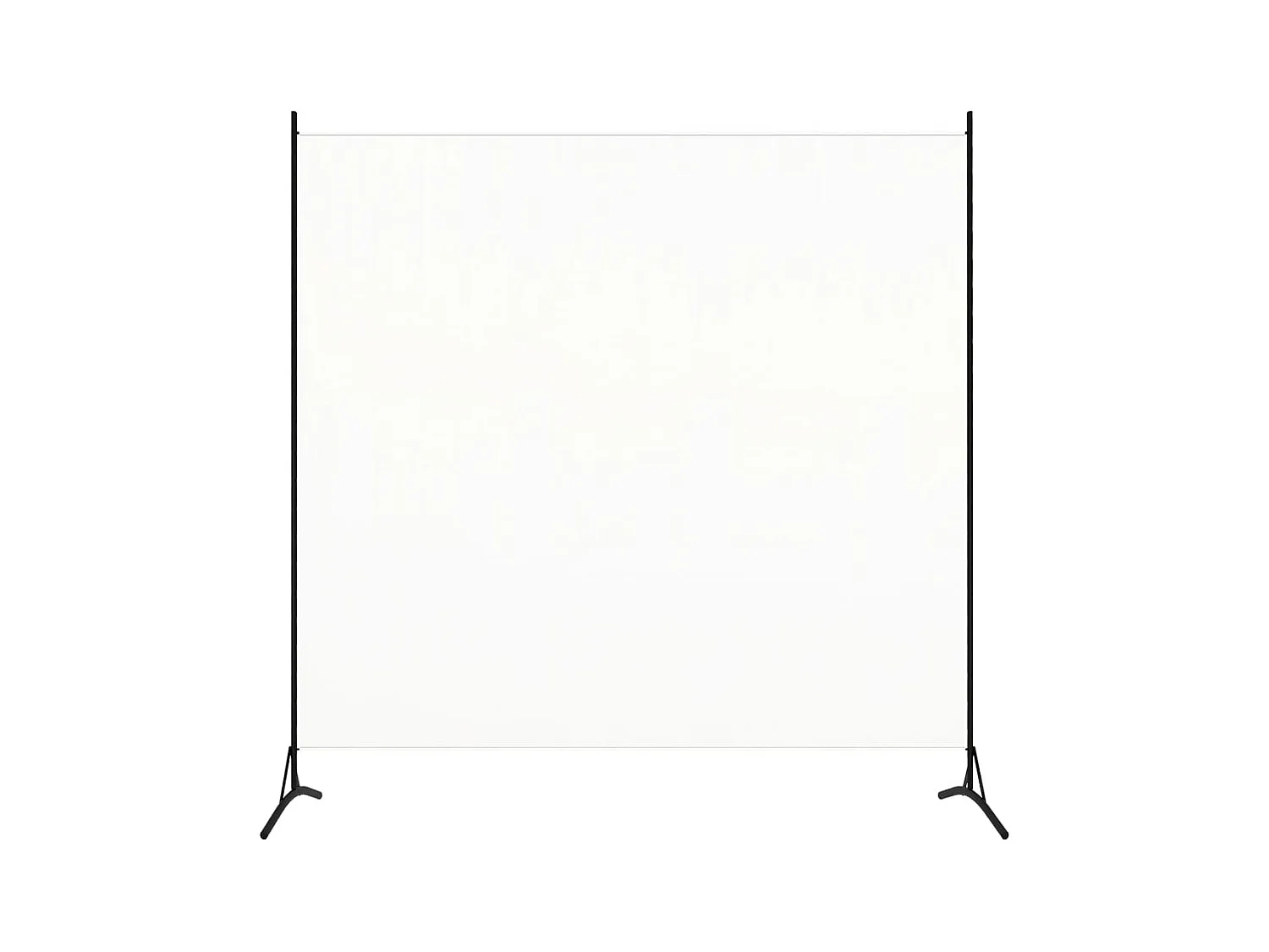 Cloison de séparation blanc 175x180 cm tissu
