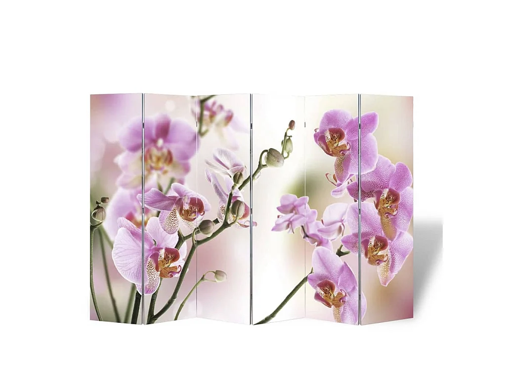 Paravent pliable 217x170 cm Fleur