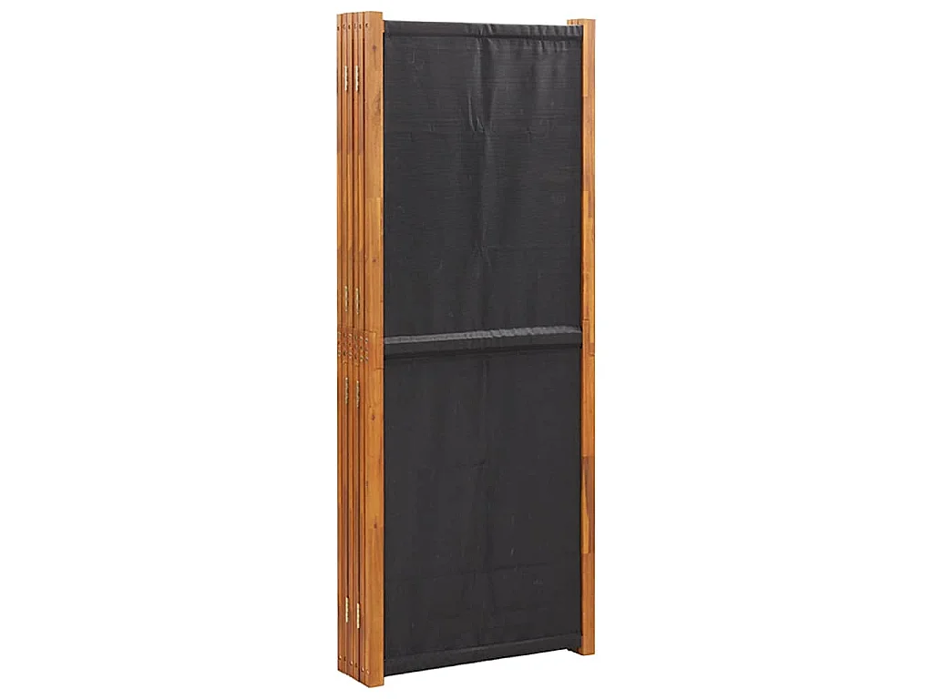 Paravent 6 panneaux Noir 420x180 cm