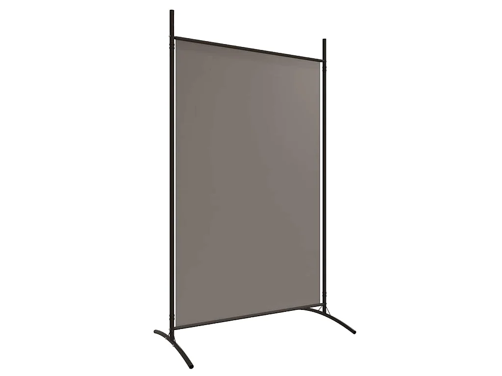 Divisorio a 6 Pannelli Antracite 520x180 cm Tessuto