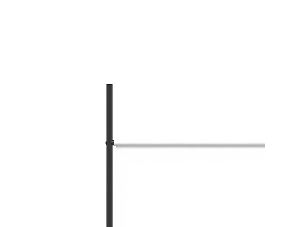 Paravent 5 panneaux Blanc 250x200 cm Tissu
