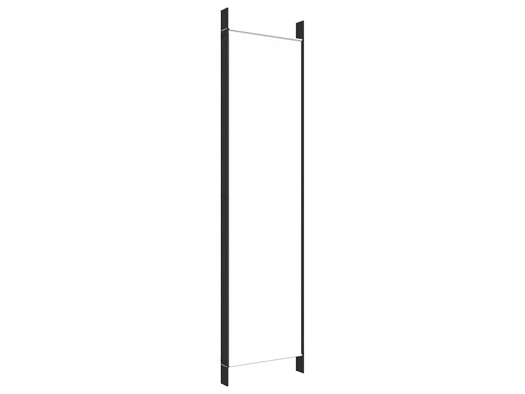 Paravent 5 panneaux Blanc 250x200 cm Tissu