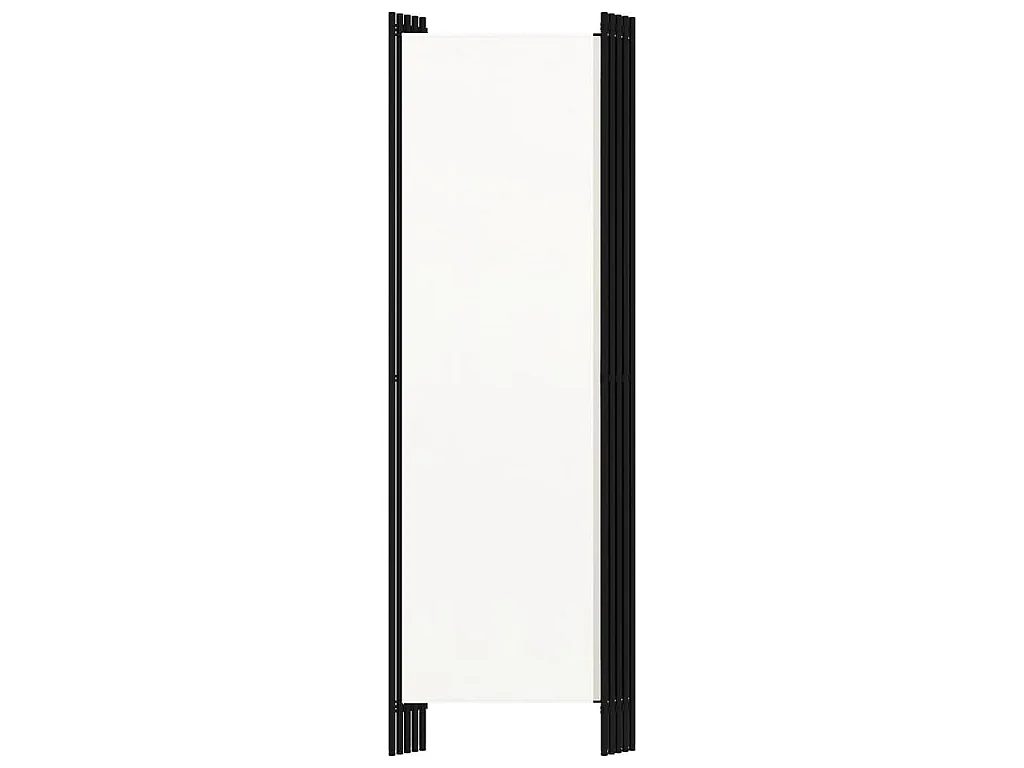 Cloison de séparation 5 panneaux Blanc 250x180 cm