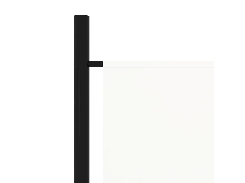 Cloison de séparation 5 panneaux Blanc 250x180 cm