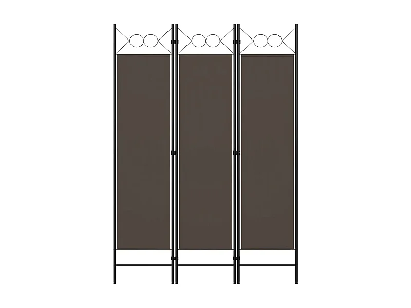 Cloison de séparation 3 panneaux Anthracite 120x180 cm