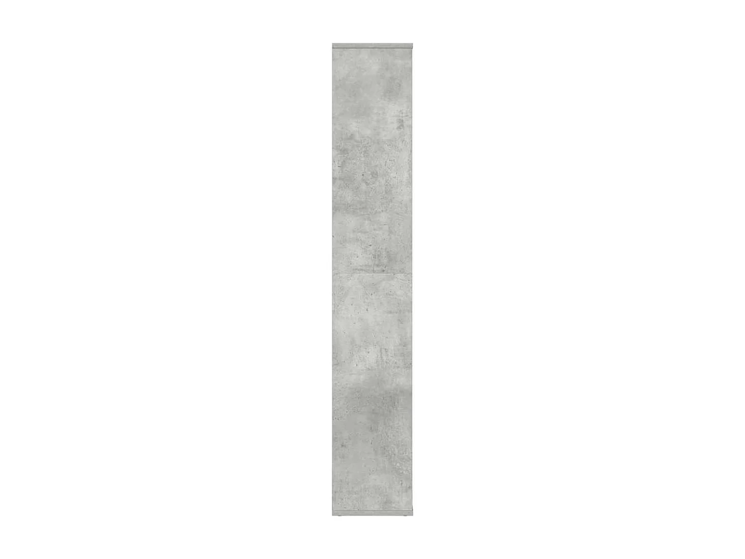 Raumteiler/Bücherregal Betongrau 100x24x140 cm Holzwerkstoff