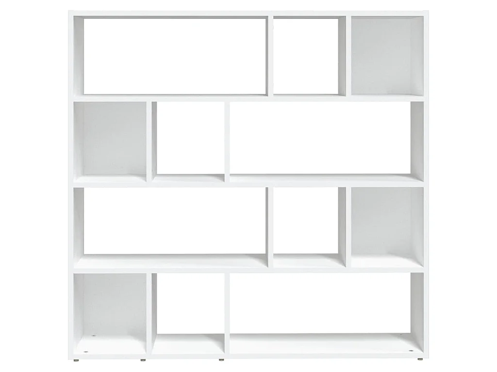 Boekenkast/kamerscherm 105x24x102 cm wit