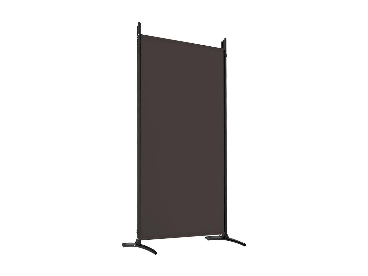 Divisorio a 6 Pannelli Marrone 520x180 cm in Tessuto