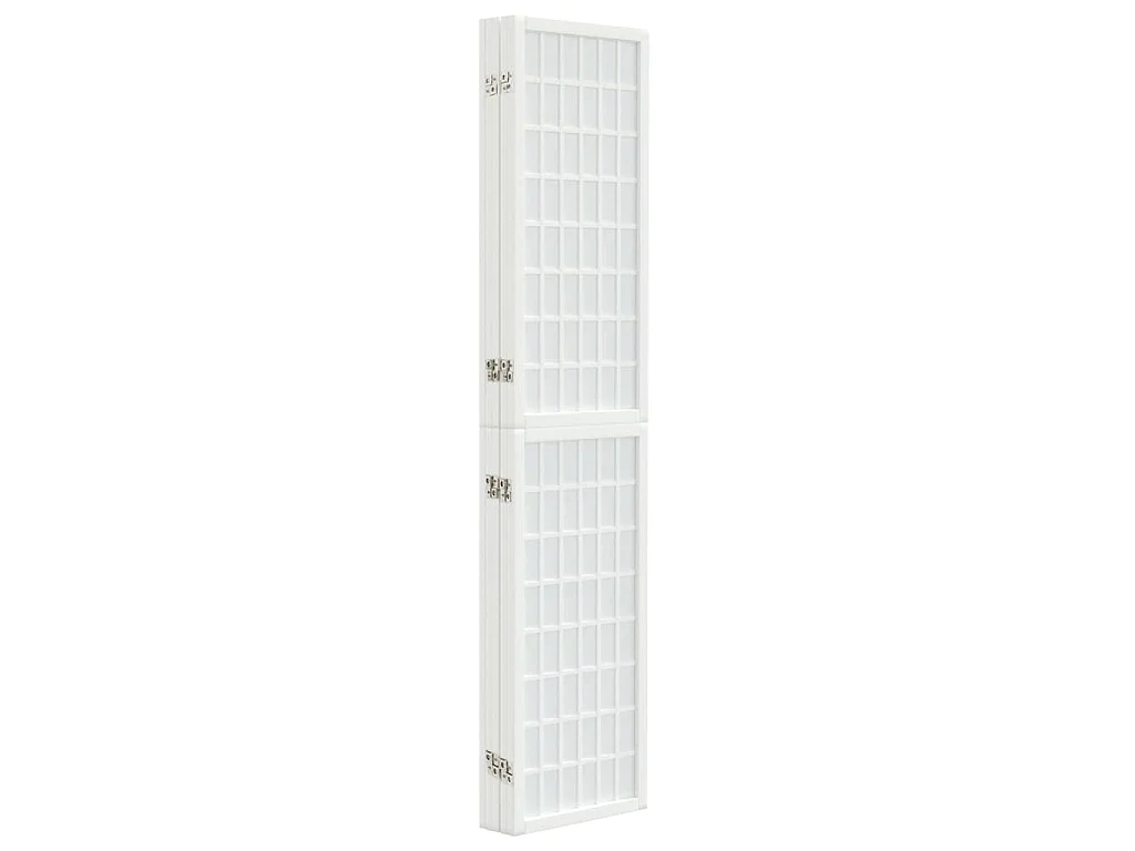 Cloison de séparation pliable 5 panneaux 200x170 cm Blanc