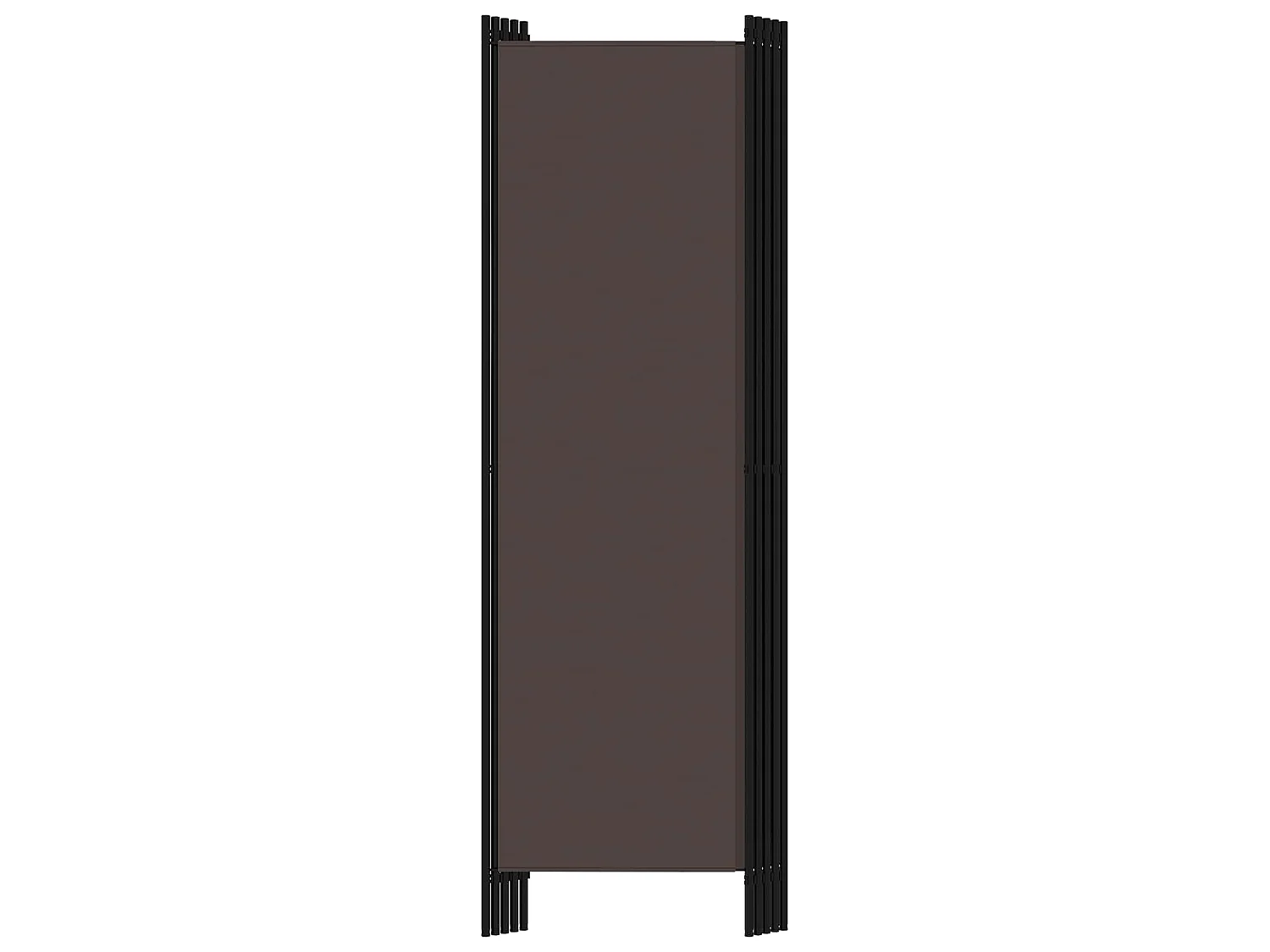 Paravent 5 panneaux Marron 250x180 cm