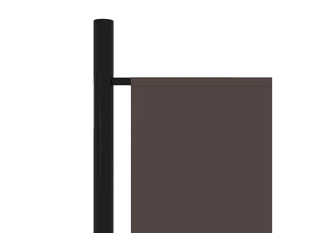 Paravent 5 panneaux Marron 250x180 cm