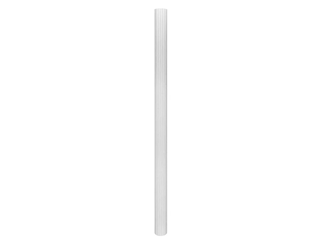 Kamerscherm breedte 250 cm hoogte 165 cm bamboe wit