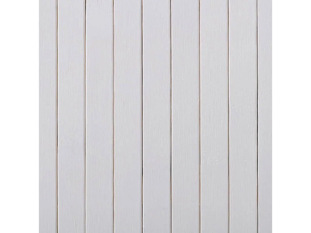 Kamerscherm breedte 250 cm hoogte 165 cm bamboe wit