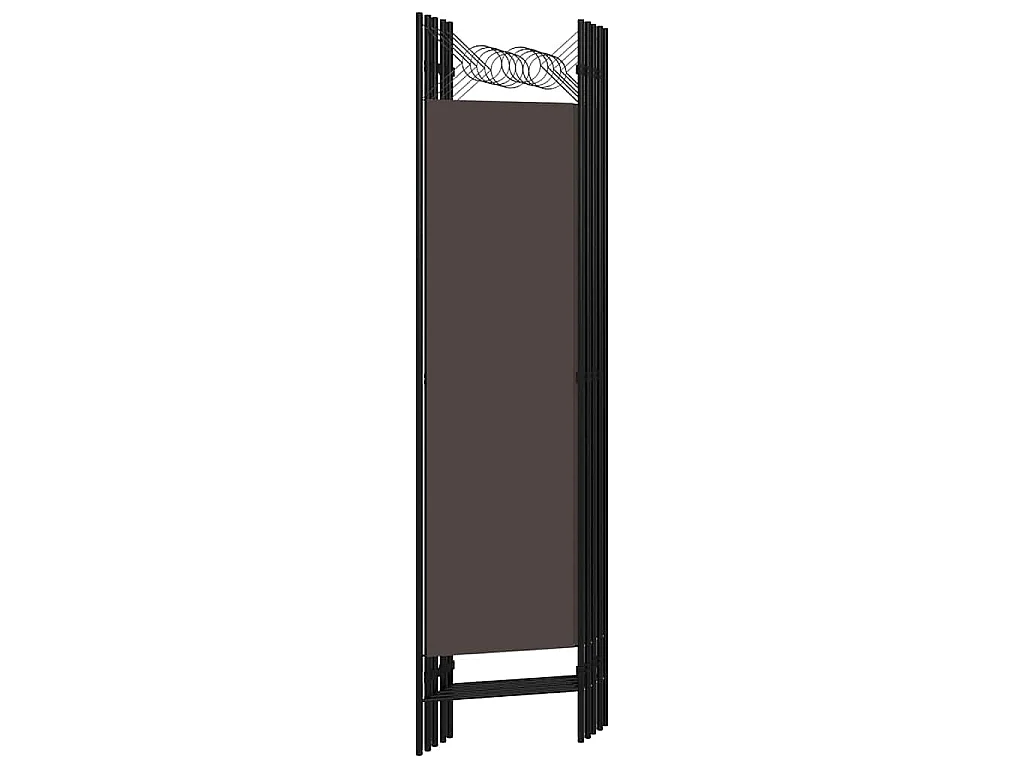 Paravent 5 panneaux Marron 200x180 cm