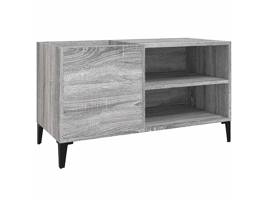 Plattenschrank Grau Sonoma 84,5x38x48 cm Holzwerkstoff