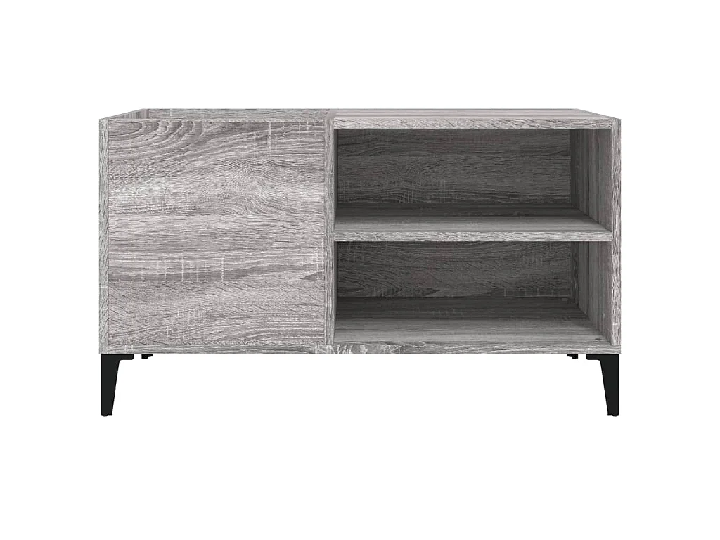 Plattenschrank Grau Sonoma 84,5x38x48 cm Holzwerkstoff