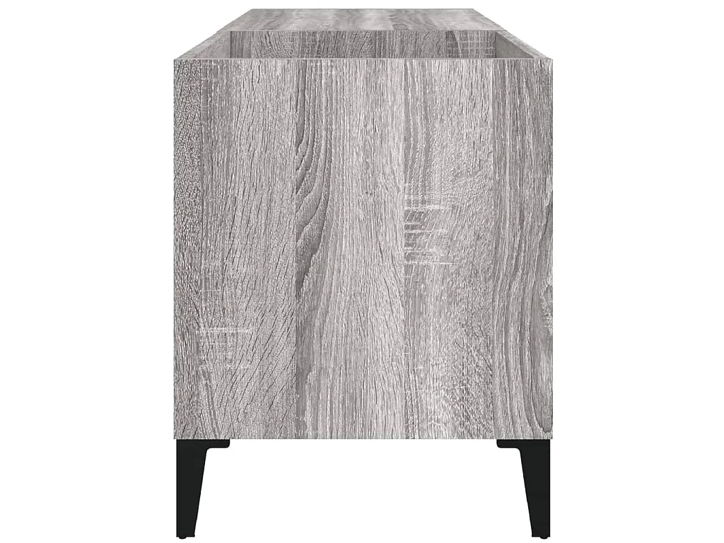 Plattenschrank Grau Sonoma 84,5x38x48 cm Holzwerkstoff