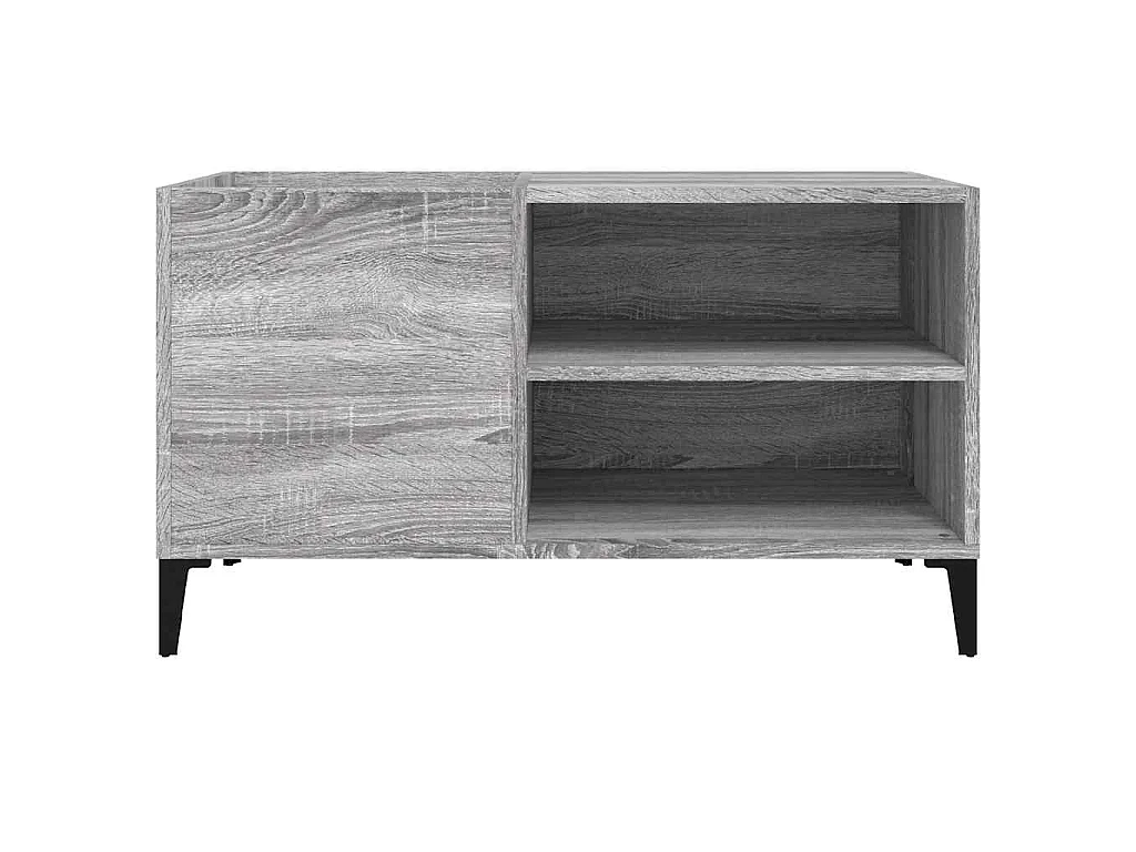 Armoire à disques sonoma gris 84,5x38x48 cm bois d'ingénierie