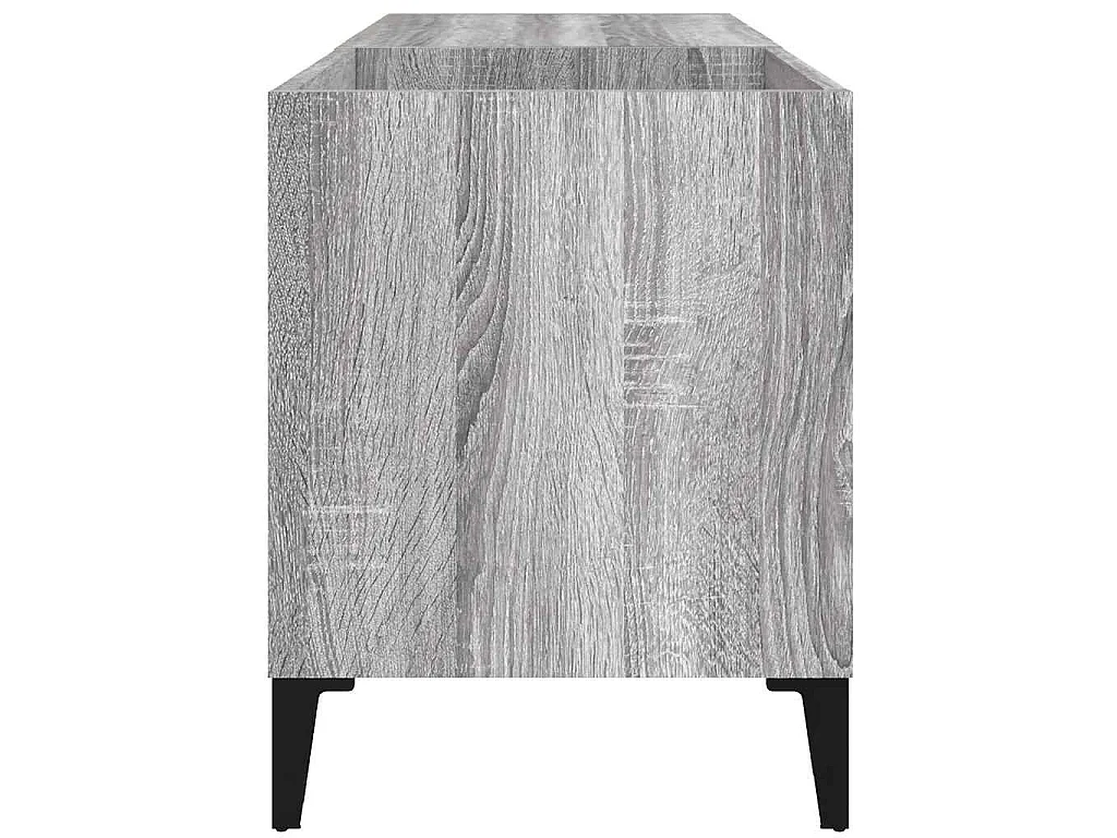 Armoire à disques sonoma gris 84,5x38x48 cm bois d'ingénierie