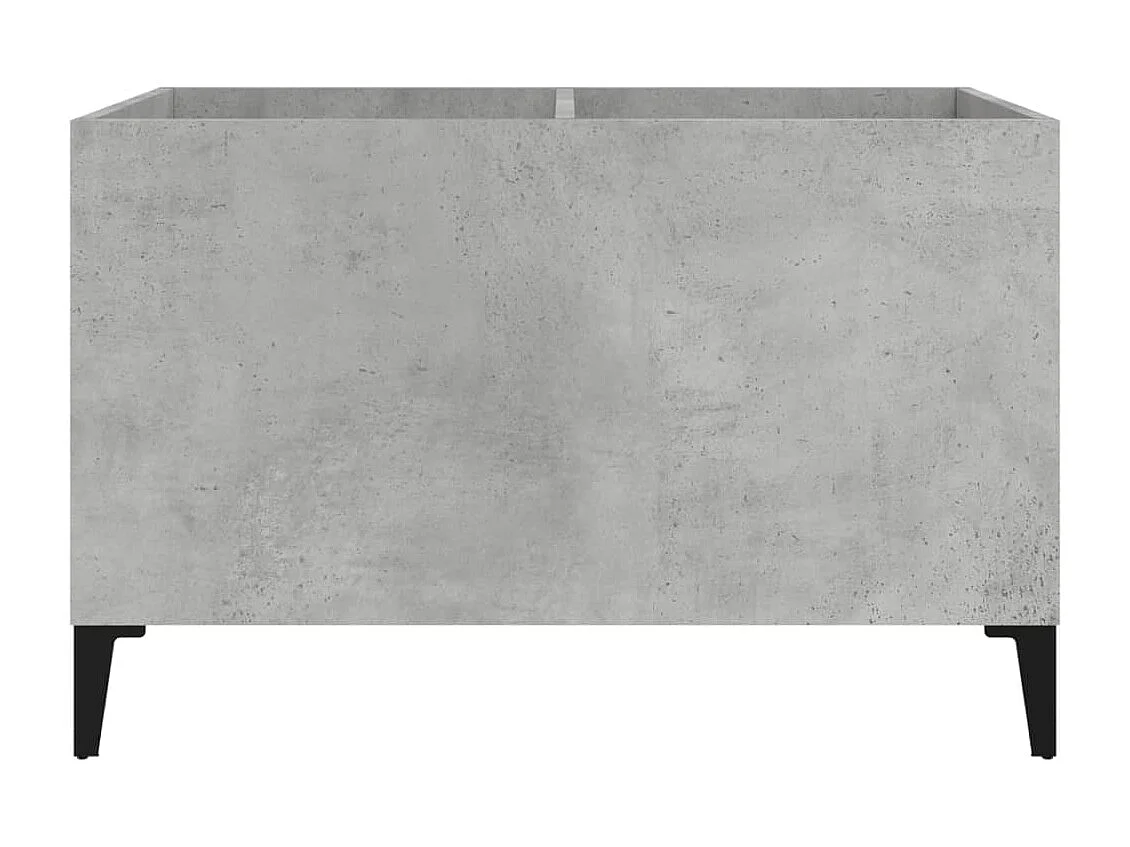 Platenkast 74,5x38x48 cm bewerkt hout betongrijs