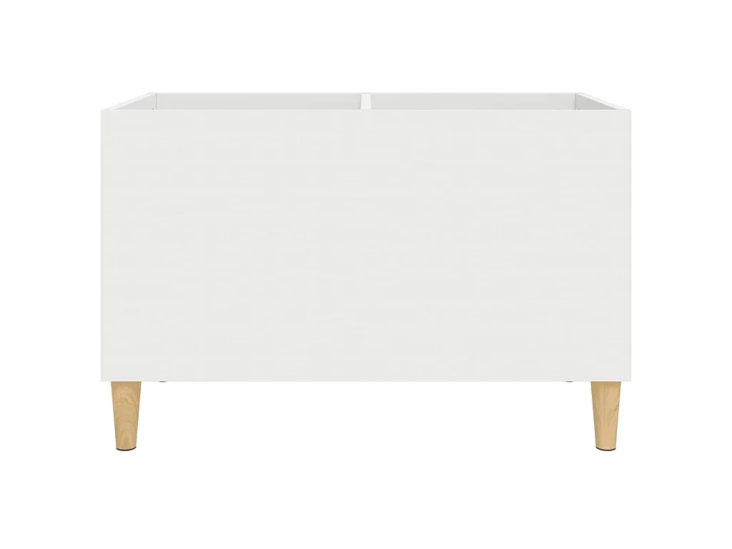 Armoire à disques blanc 74,5x38x48 cm bois d'ingénierie