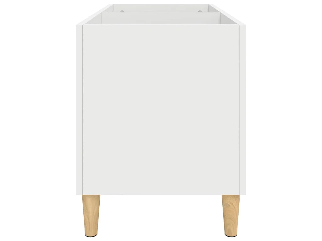 Armoire à disques blanc 74,5x38x48 cm bois d'ingénierie