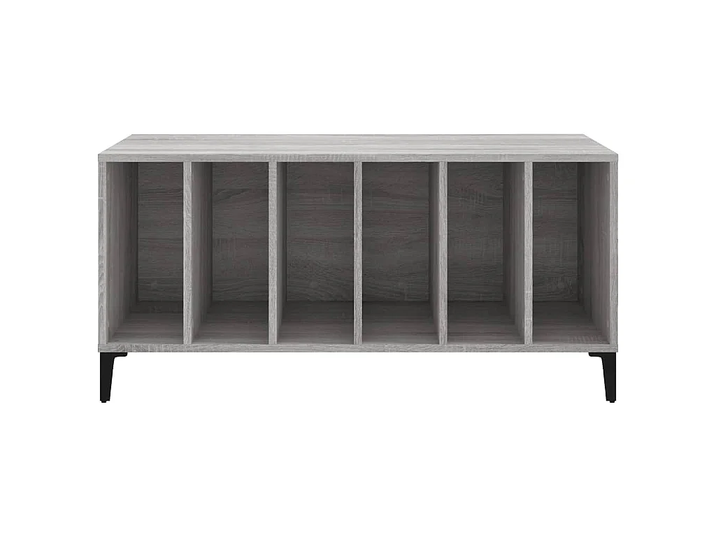 Armoire à disques sonoma gris 100x38x48 cm bois d'ingénierie
