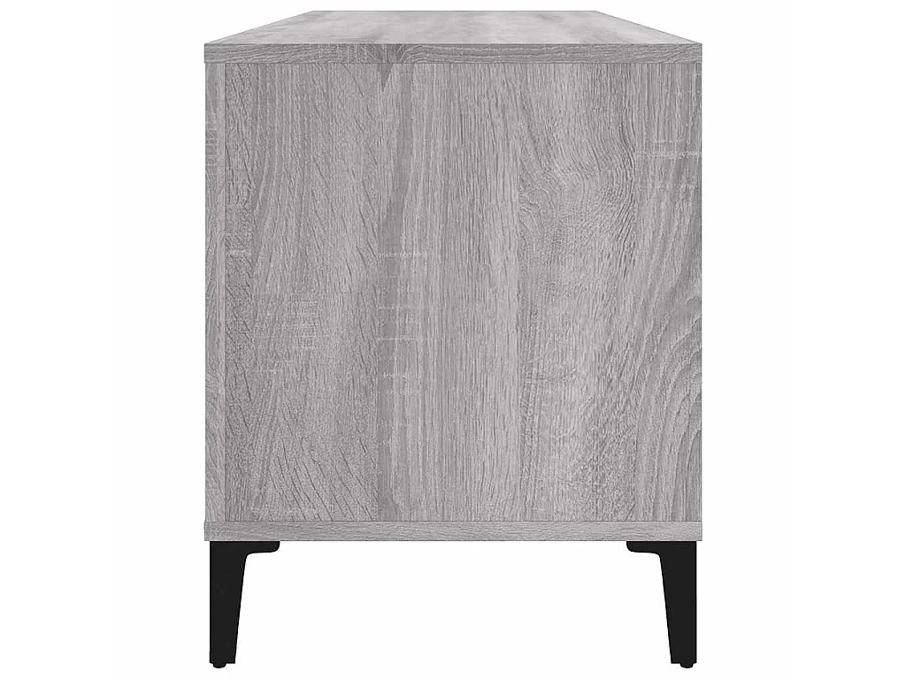 Armoire à disques sonoma gris 100x38x48 cm bois d'ingénierie