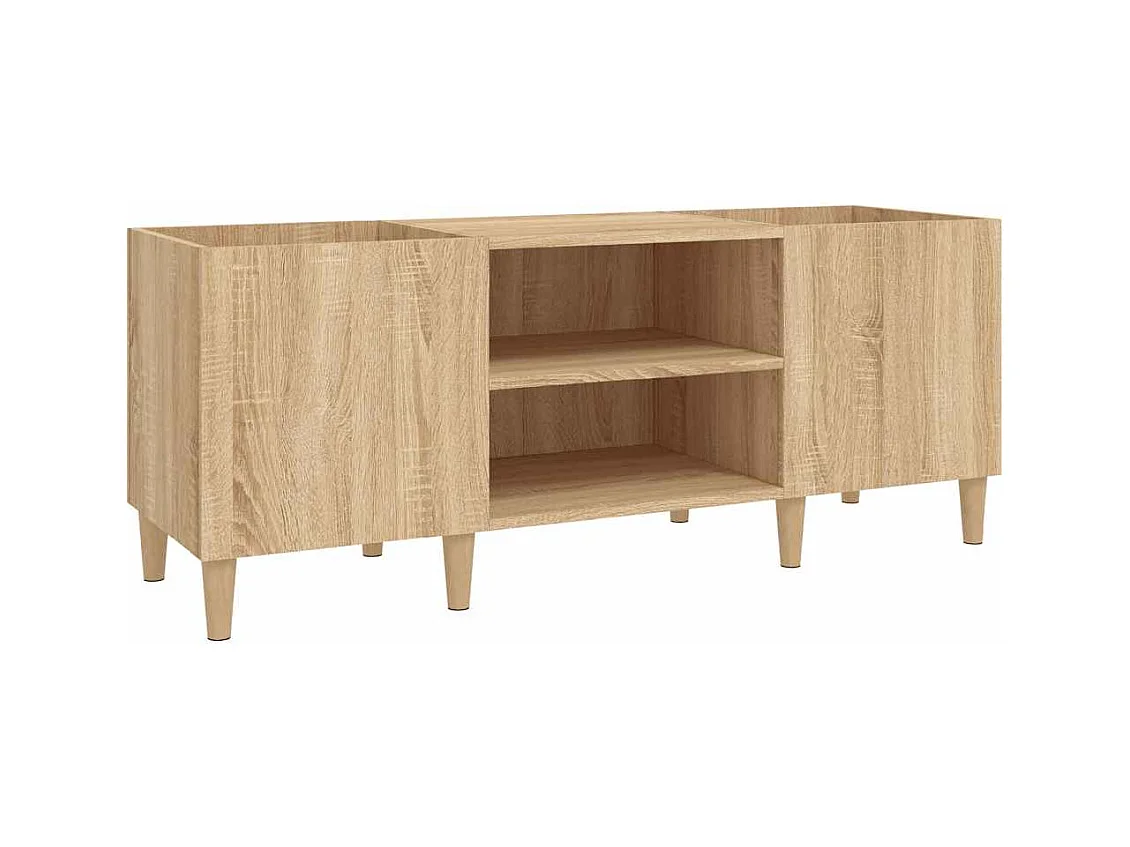 Plattenschrank Sonoma-Eiche 121x38x48 cm Holzwerkstoff