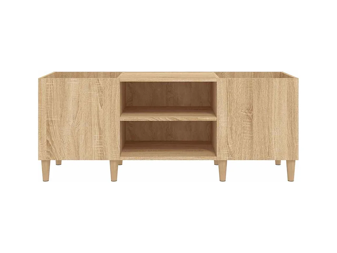 Plattenschrank Sonoma-Eiche 121x38x48 cm Holzwerkstoff