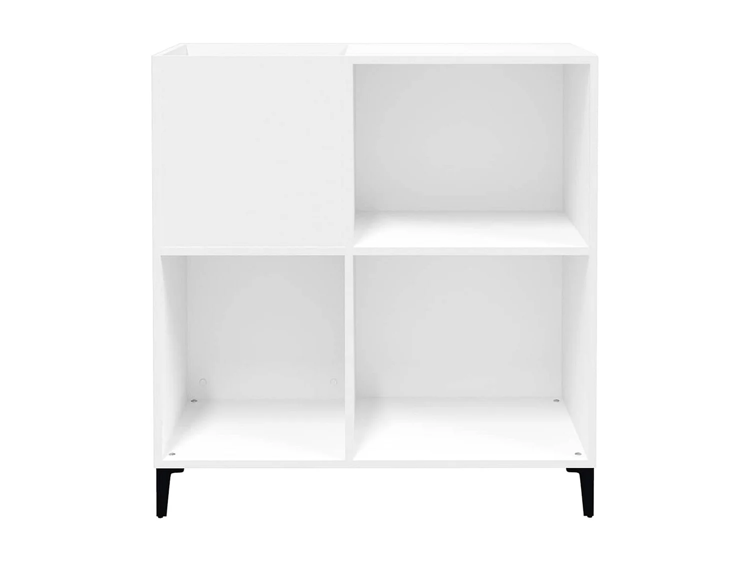 Armoire à disques blanc 84,5x38x89 cm bois d'ingénierie
