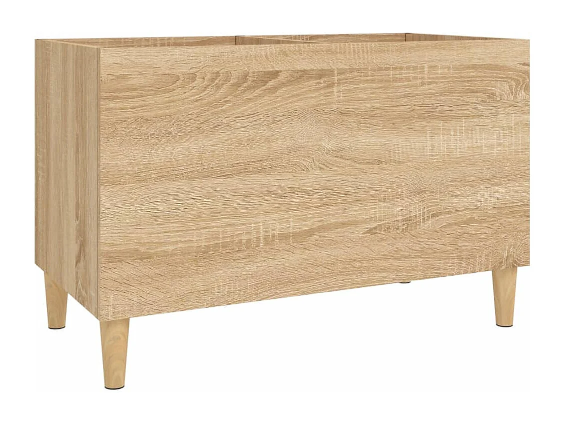 Armário p/ discos 74,5x38x48 cm deriv. madeira carvalho sonoma