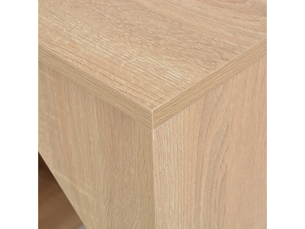 Bartisch mit Schrank Eichenoptik 115x59x200 cm